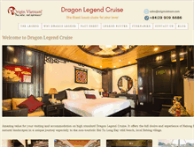 Tablet Screenshot of dragon-legendcruise.com